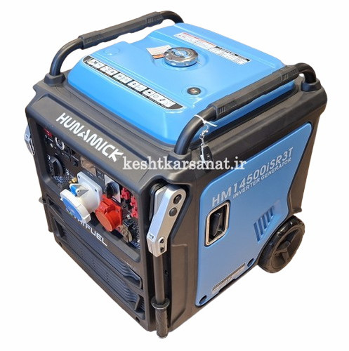 موتوربرق 12 کیلوات سایلنت 3گانه سوز تکفاز و سه فاز هونامیک مدل HM14500iSR3T